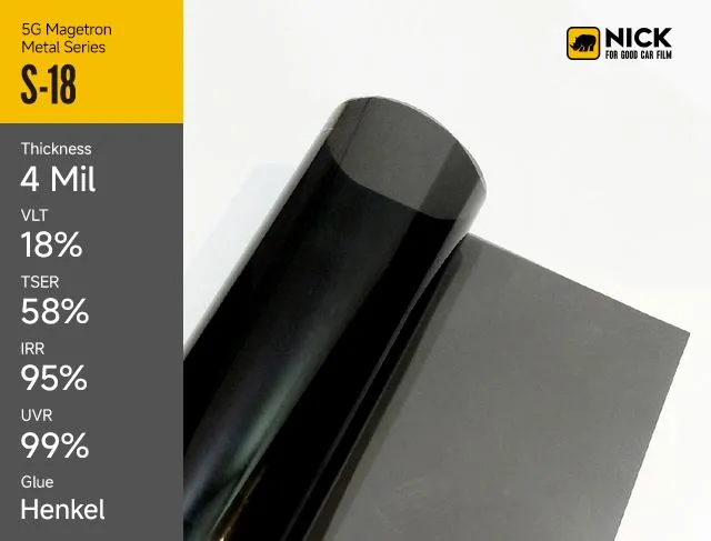 Fim Tint Metal ak Fenèt Fim Metalize Ofri Premium Pwoteksyon Machin